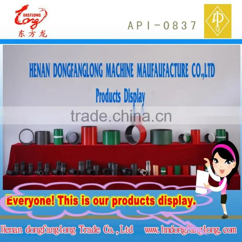 Spec API 5ct 5b OCTG 2 7/8" EU n80 oilfield China Henan manufacturing and trading tubing coupling