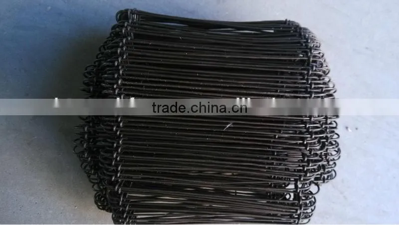 METAL WIRE REBAR AND MULTIPURPOSE DOUBLE LOOP TIES - LENGTH 6" (150mm)
