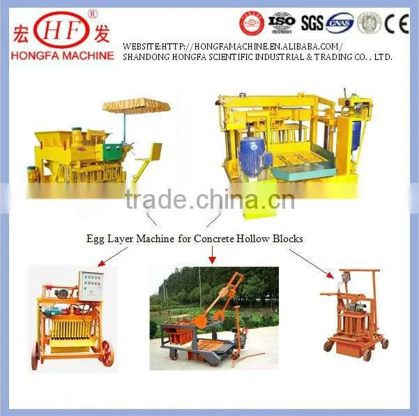 Pakistan hydraulic mobile block making machine,Hongfa brick making machinery,egg laying block machine,JMQ-6A brick machine