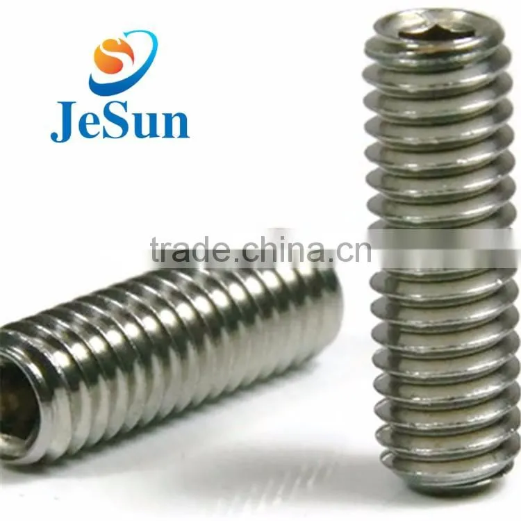 High precision customized hex socket set screw