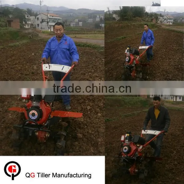 Gasoline garden tiller machine