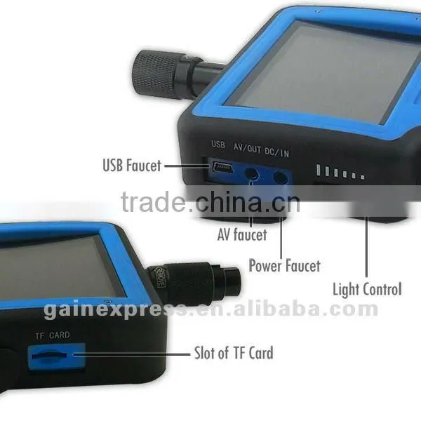 2-Way Industrial Rotation 3Meter 3M Borescope Endoscope Snake Scope 5.5mm Diameter Video Inspection Camera + 6x Magnification