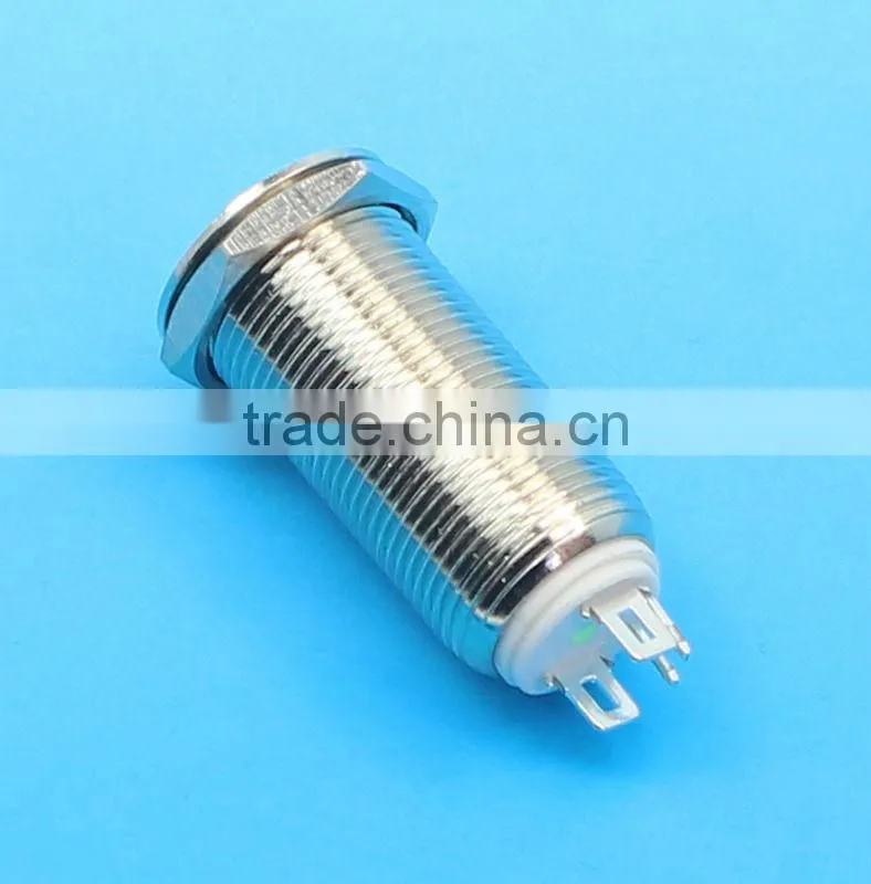 12mm illuminated push button switch