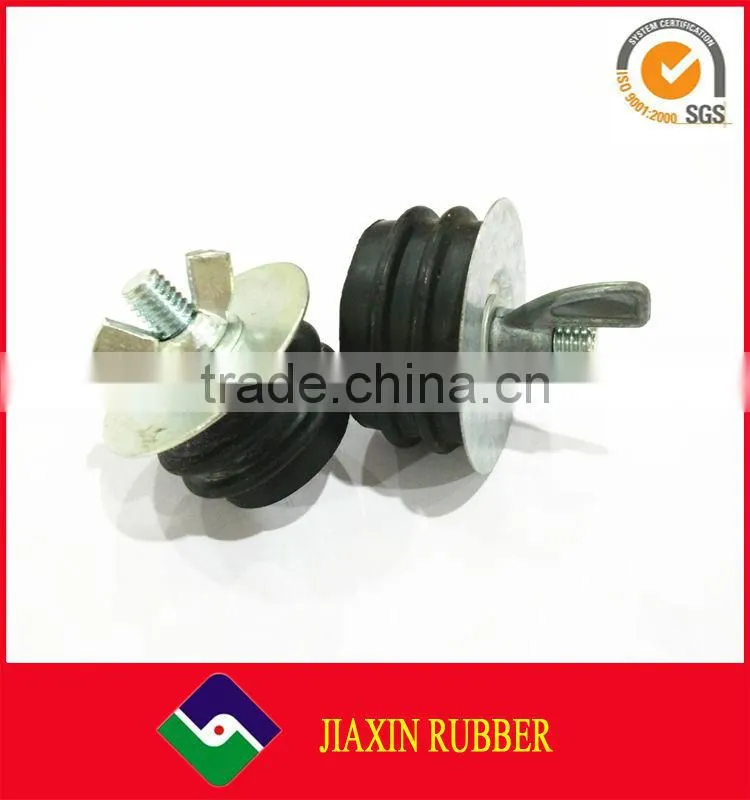 Bathroom Drain 2-pole test plugs 4'' Water Line Plug