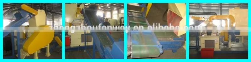 Waste compressed radiator crusher and separator