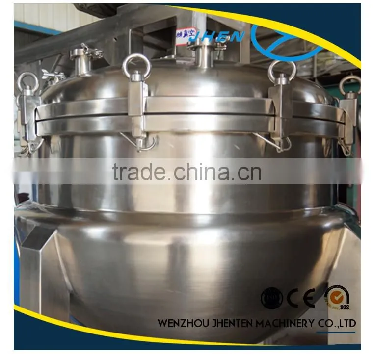 New stainless steel steam jacket brew kettle syrup tank