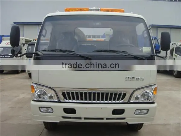 4x2 JAC diesel 4 ton flatbed tow truck wrecker