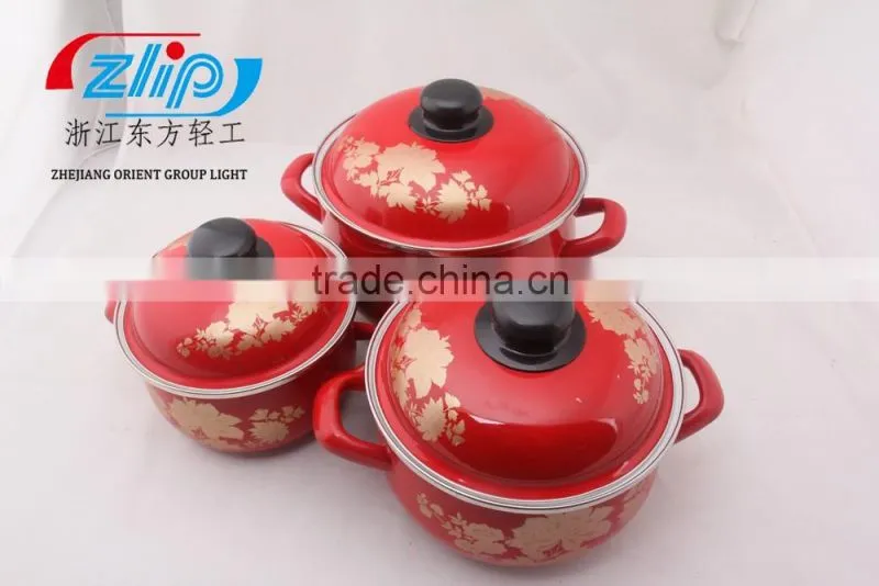 ENAMEL CASSEROLE DARK COLOR