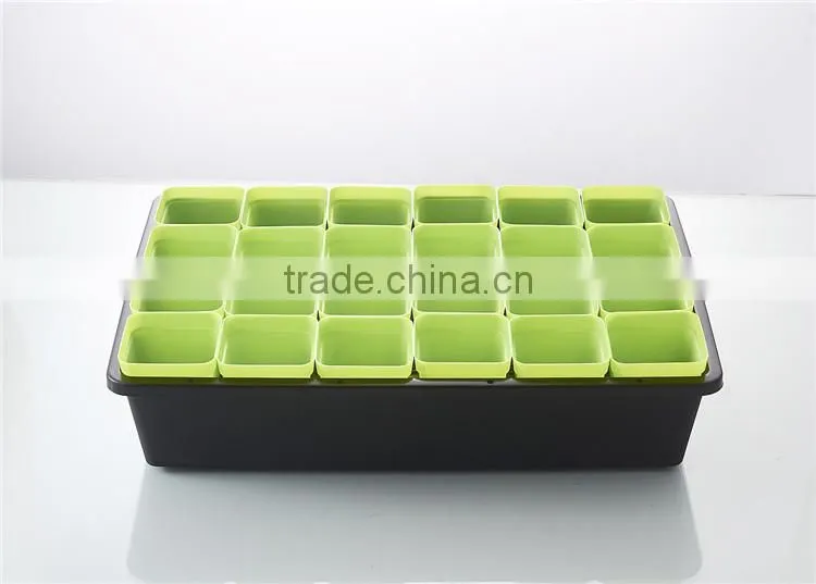 Plastic 24 Divided Plant Flower Pots