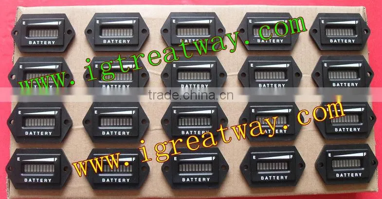 36v LED hexagonal battery discharge indicator