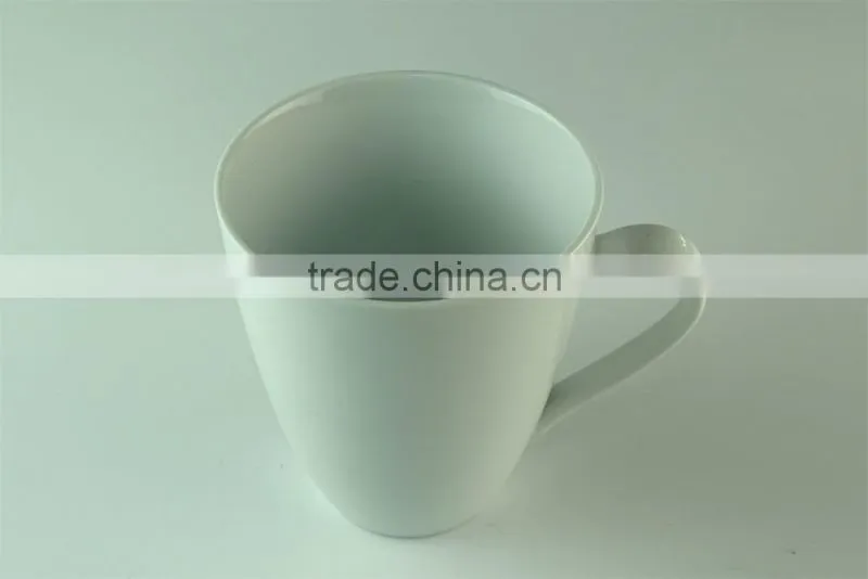 450ml cheap white ceramic coffee mug for wholesale