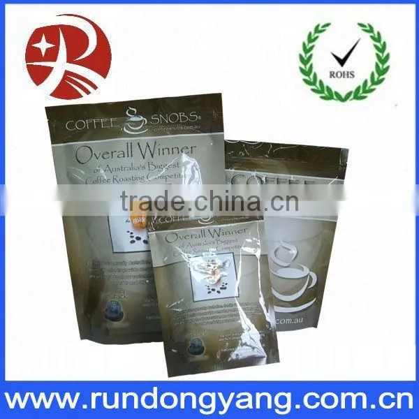 stand up pouch with zipper