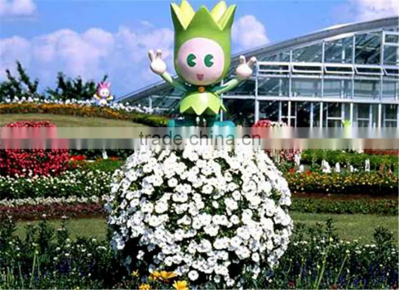 Round plastic flower pot liners Plastic ball shaped planters Pot Planter