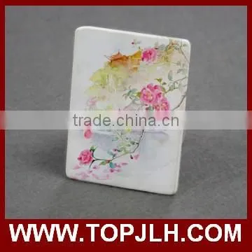 China manufacturer porcelain ceramic flat fridge magnet