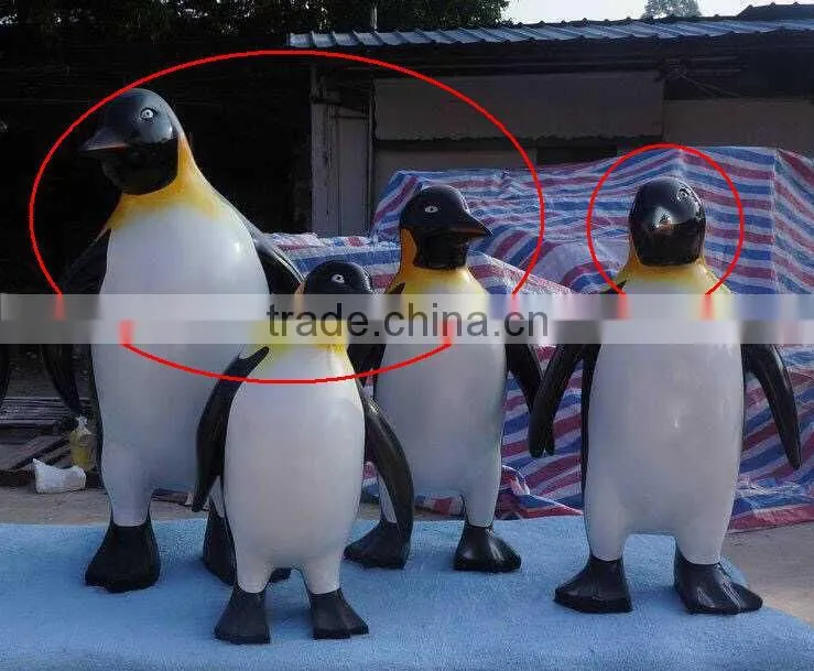 Fiberglass Penguine Statue 80cm high Resin Penguine Statue Sculpture