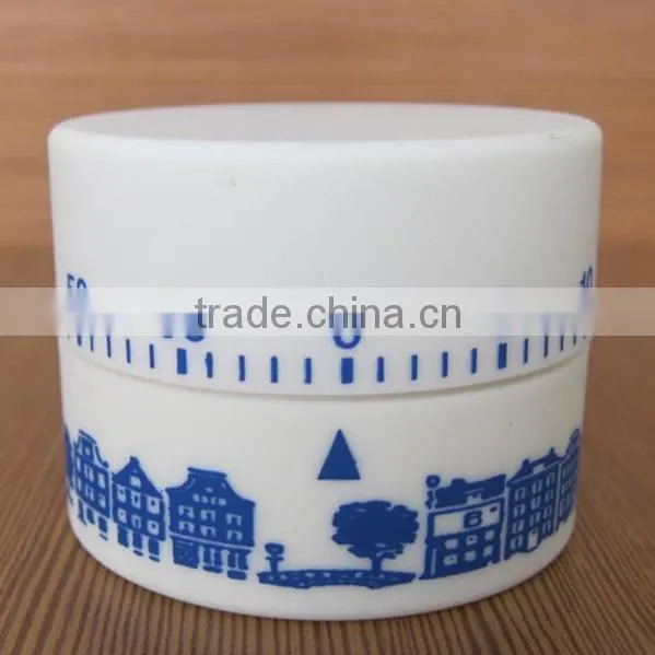 Plastic cylinder shape countdown cooking table timer