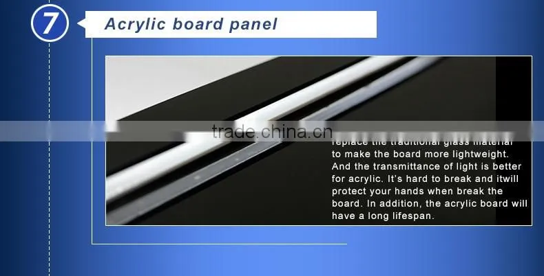Ajustable brightness LED Tracing Copy Board /LED neon maker drawing copy board/ LED copy board