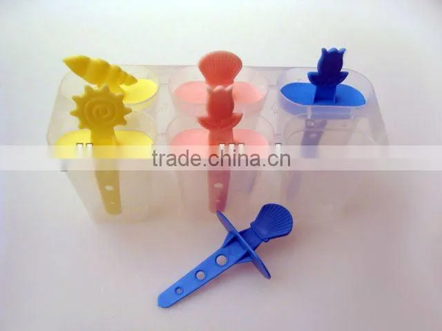 PP Materical Opaque Color Customized Logo Plastic Ice Cube Tray