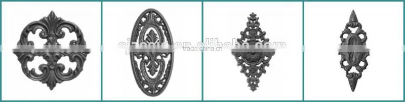 cast iron studs for ornamental metal fence