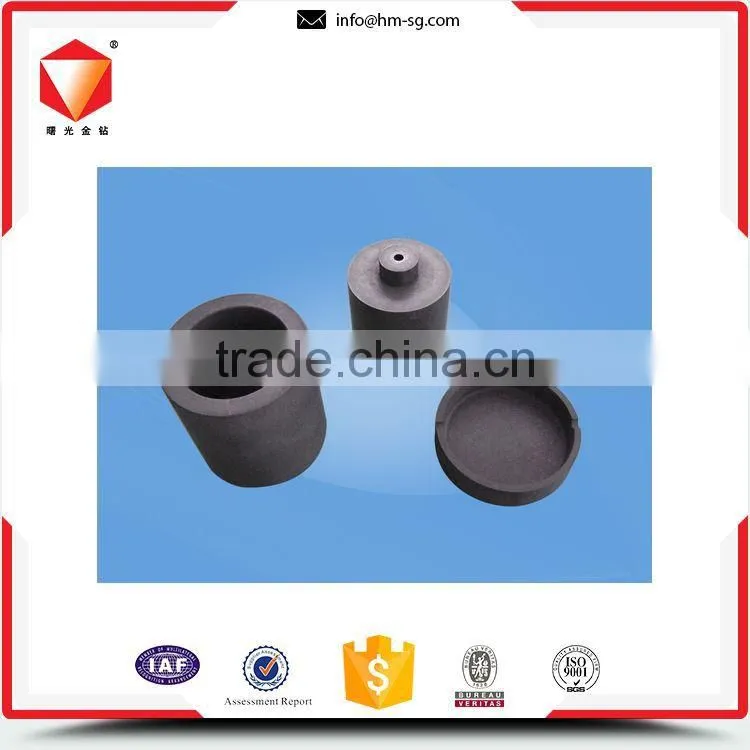 Cost-effective high thermal conductive graphite crucible for melting aluminum