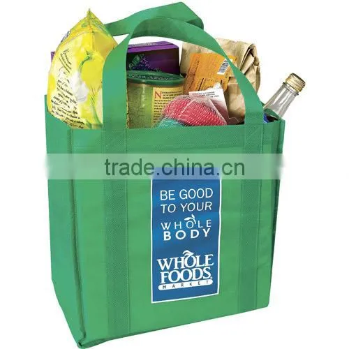 Silk Printed Non woven plastic tote bag