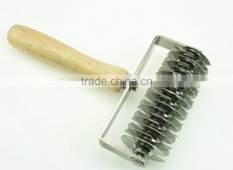 42082 Dough Bread Cookies Pie Cake Lattice Pastry Cutter Roller Kitchen Tool Craft New