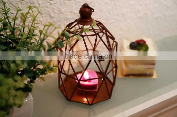 Candle cup iron ornaments