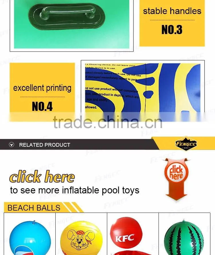EU market cartoon customized Custom Design kid's large inflatable pool toys