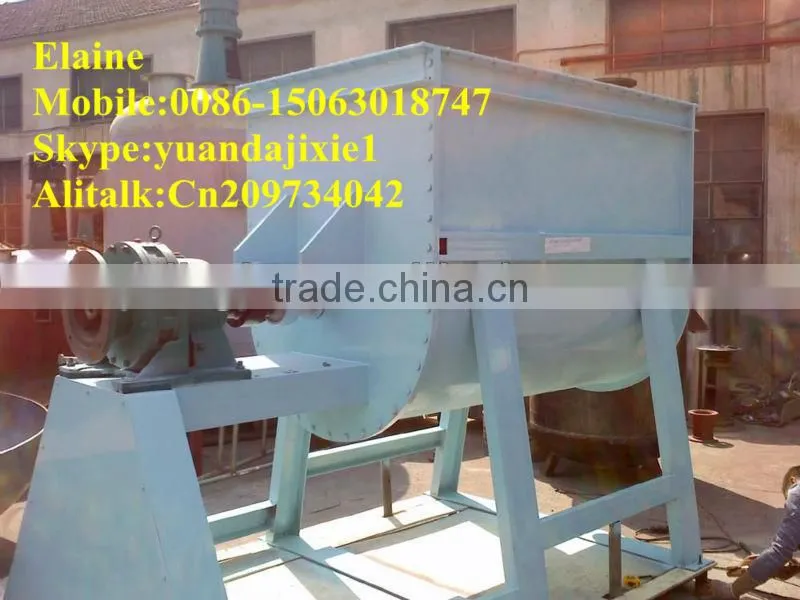 double ribbon blender mixer/helical horizotal mixing machine/stainless steel mixer
