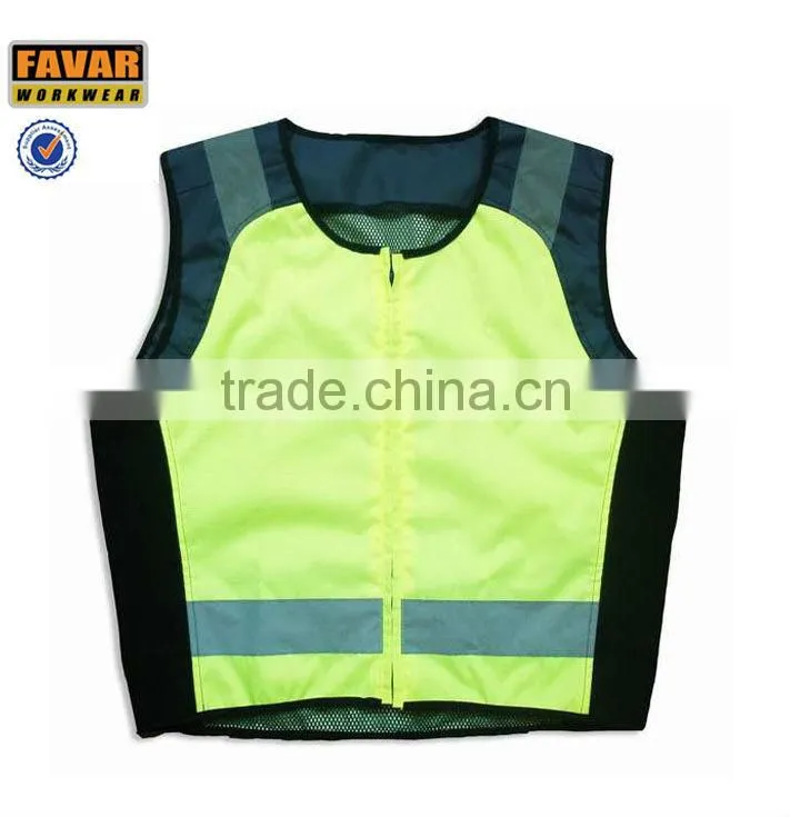 waterproof quick dry mesh outdoor vest hi-vis mens vest
