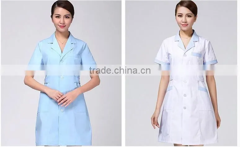 new design qualaity custom hospital doctor's uniform UFM1403