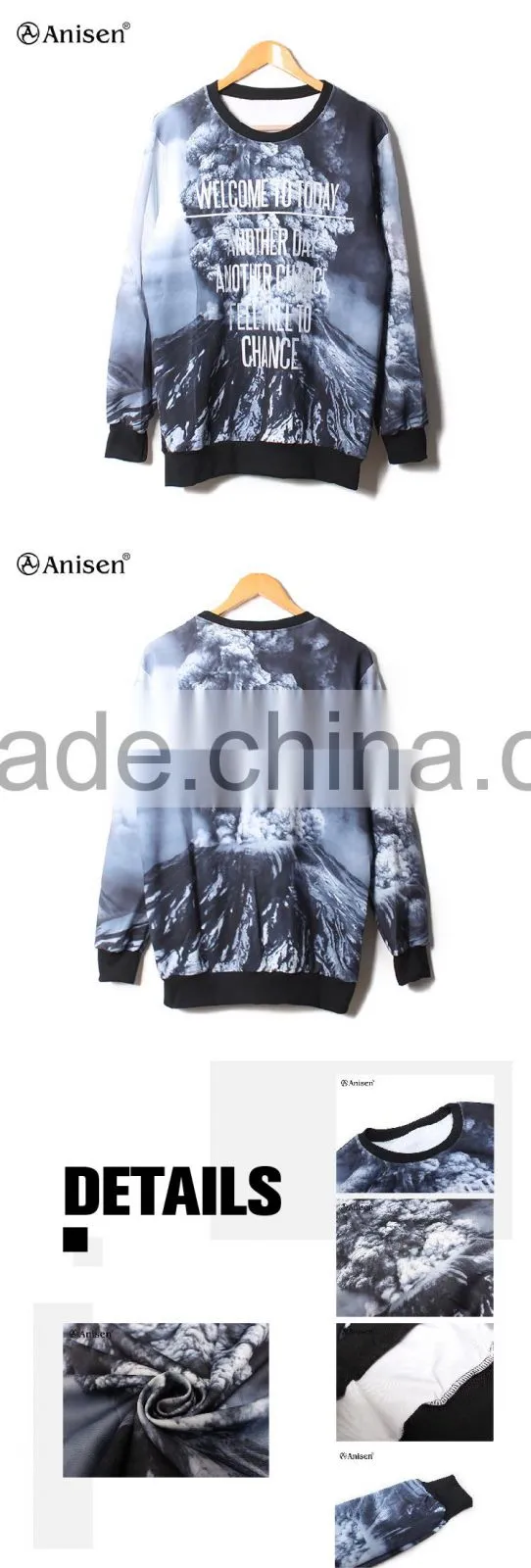 china top ten selling products custom printing men hoodies
