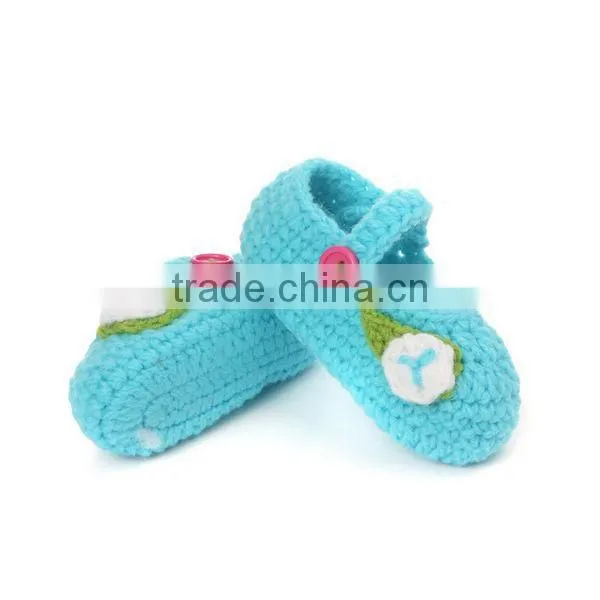 A Flower A Leaf Design China Supplier Crochet Baby Shoes Pattern