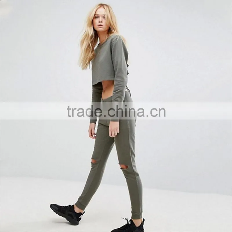 2017 summer new Korean women's umbrella short paragraph primer shirt shirt back hollow Slim long sleeve T-shirt