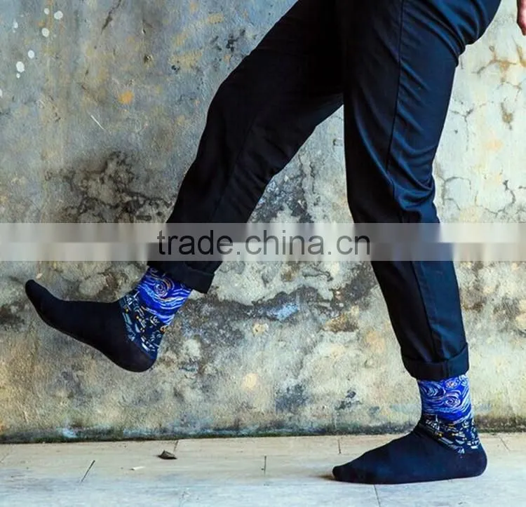 classical cartoon summer style happy socks character pattern Superheroes socks for man woman