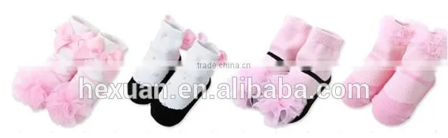 18 designs are in stocked, socks ; 3D carton socks for lovely baby , Newborn Baby Kids Girl Anti-slip Lace Floral Socks