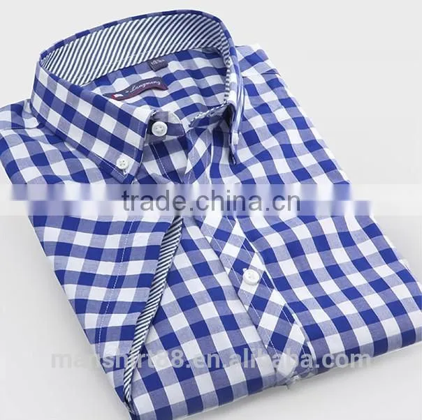 short sleeve button down big plaid summer shirt
