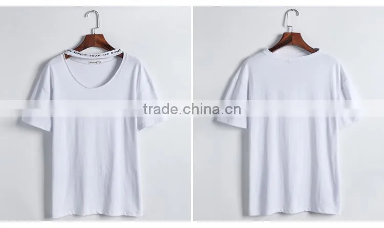 women hot-sales fashion design t shirt of cotton