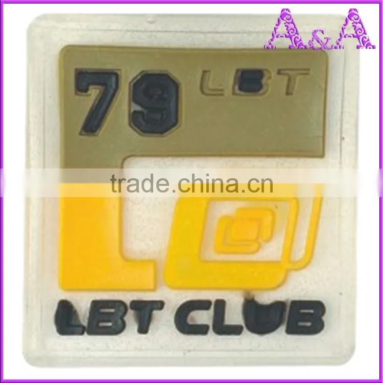 Custom silicone 3d rubber clothing label for clothes, shoes