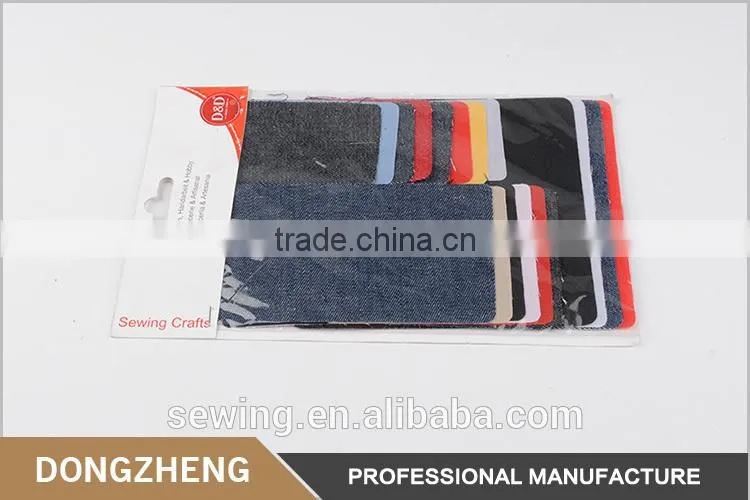 Laser cut premium brand design custom jeans patch iron on for mending tape