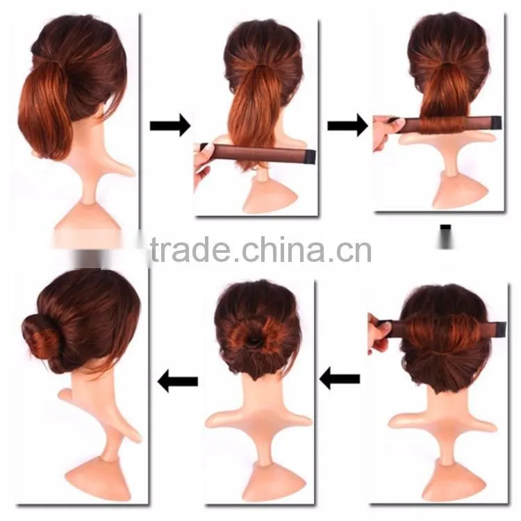 Hair Accessories Synthetic Wig Donuts Bud Head Band Ball French Twist Magic DIY Tool Bun Maker Sweet French Dish Made Hair Band