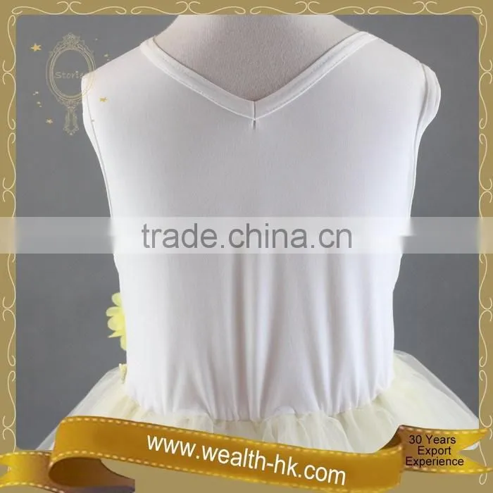 Sweety Elegant Pure Color Girls Princess Dress