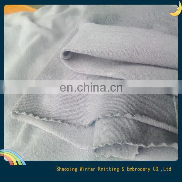 single jersey spandex dyed knitting wholesale cotton fabric for garment