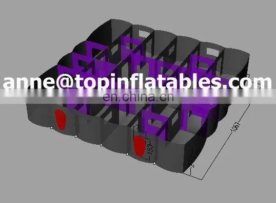 TOP quality inflatable laser tag arena