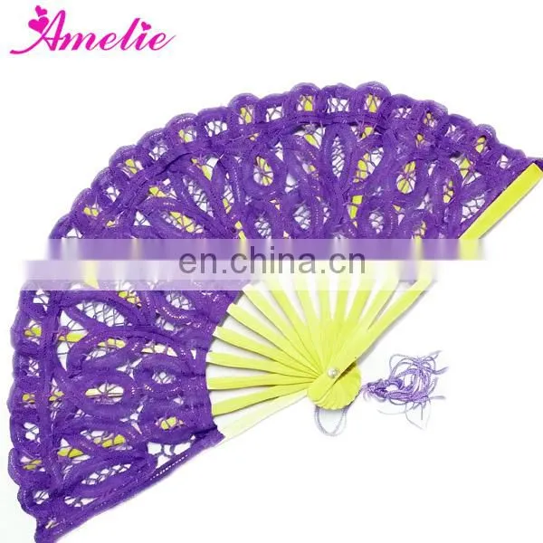 20cm Light orange wedding decoration product bridemaid fan