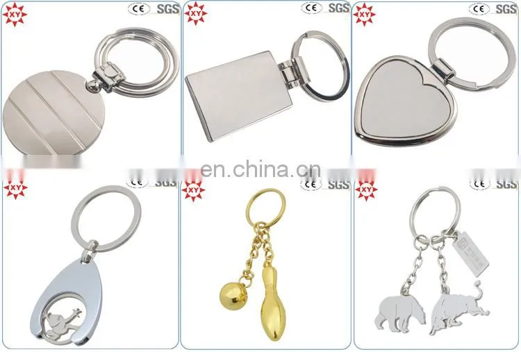 Custom promotional blank car wooden custom metal key ring