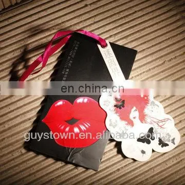 custom clothes brand printed paper hanging tag