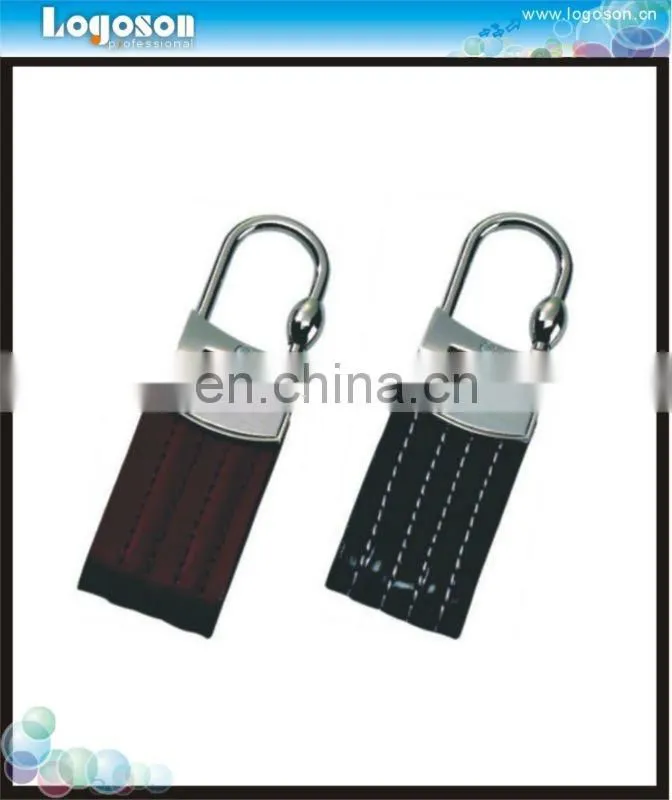 car promotional gift pu blank leather key ring