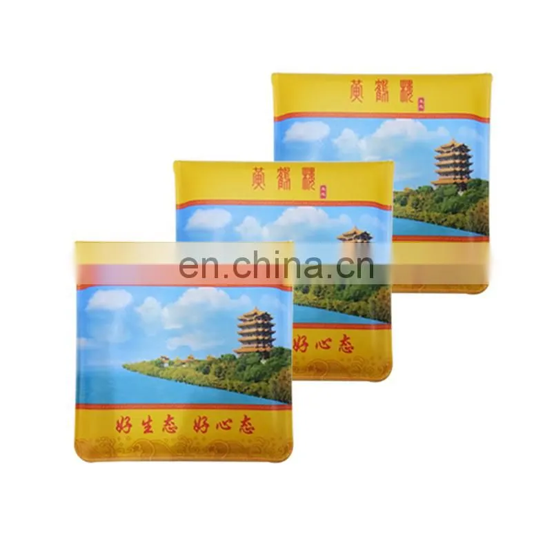 8*8cm PVC/EVA material custom pocket ashtray