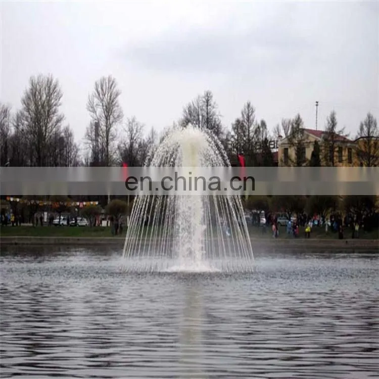Lake decoration water fountain stainless steel floating fountains